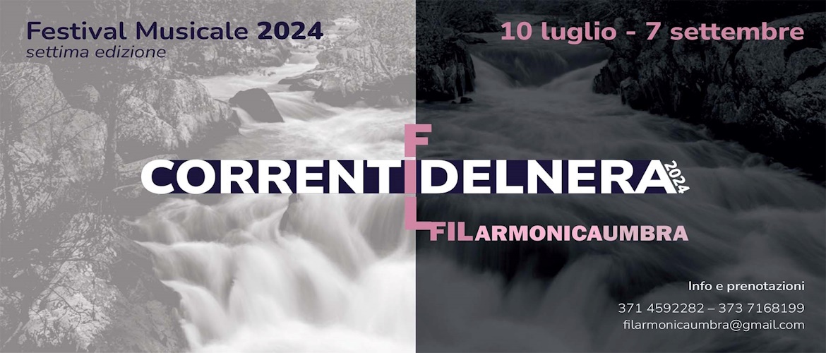 playbill Festival Musicale Correnti del Nera